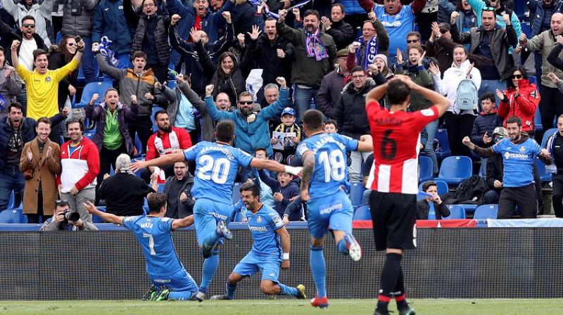 "Getafe" aizvada izcilu sezonu un saglabā cerības kvalificēties Čempionu līgai. Foto: EPA/Scanpix