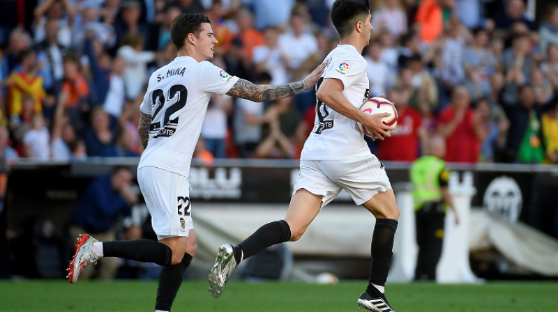 "Valencia" tuvojas Čempionu līgai. Foto: AFP/Scanpix