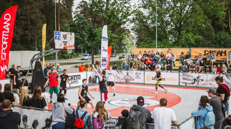 "Ghetto Basket" turnīrs 2019. gadā Ogrē.
Publicitātes foto
