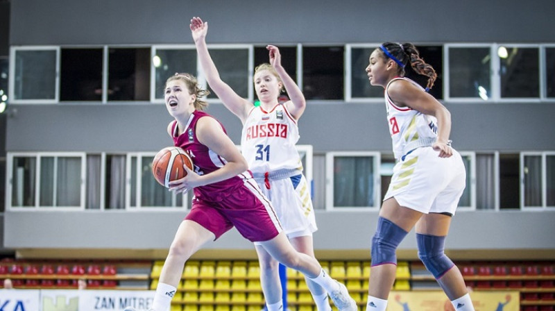 Vanesa Jasa: 26 punkti spēlē pret Krieviju. Foto: FIBA