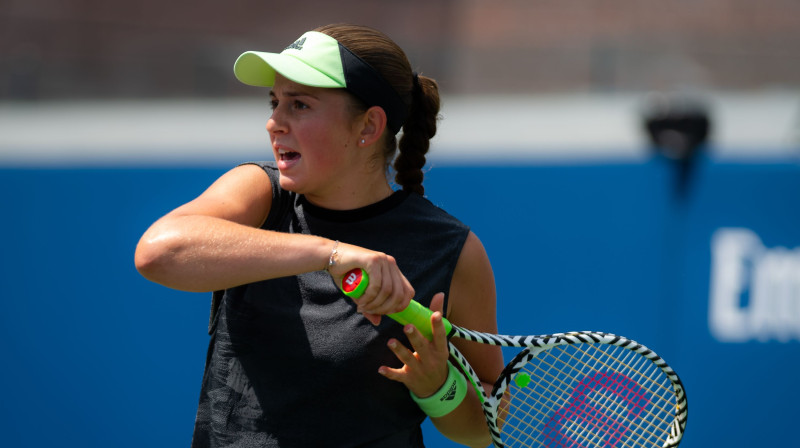 Aļona Ostapenko. Foto: Zuma Press/Scanpix