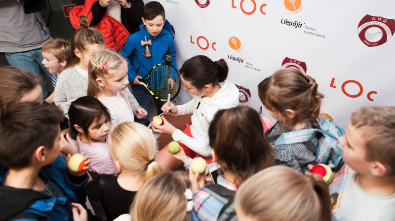 Anastasija Sevastova. Foto: Liepājas Tenisa sporta skola