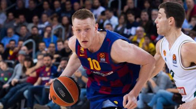 "Barcelona" uzbrucējs Rolands Šmits. Foto: Barcelona Basket