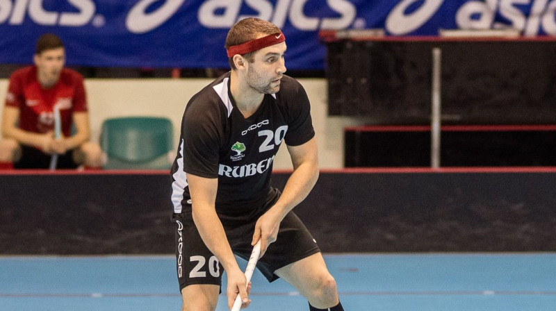 Reinis Mirkšs atkal pieteicis sevi kā pretendentu uz rezultatīvākā spēlētāja godu
Foto: Floorball.lv