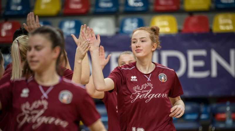 Jelgavas aizsardze Evelīna Fricsone. Foto: WBBL