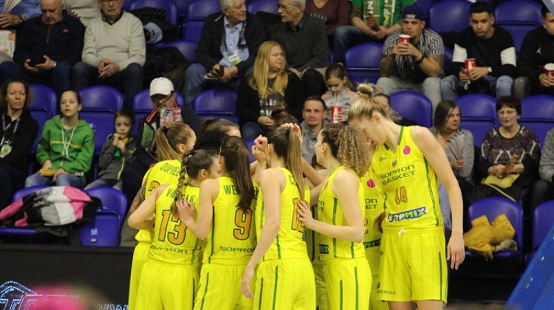 Šopronas basketbolistes. Foto: FIBA