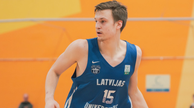 Anrijs Miška. Foto: LU basketbols