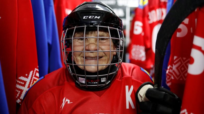 Valentīna Fjodrova. Foto: Evgenia Novozhenina/Reuters/IIHF