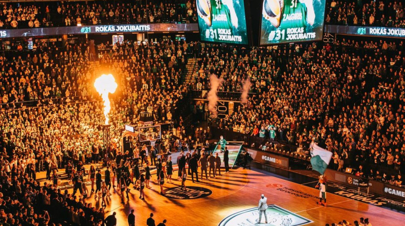 "Žalgira" arēna Kauņā. Foto: zalgiris.lt