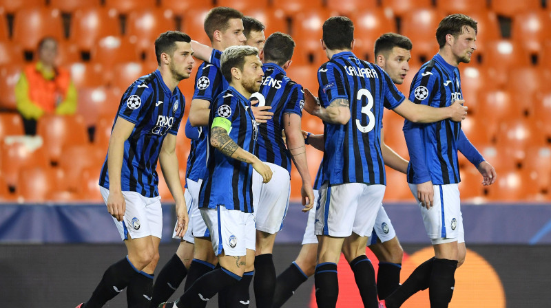 Bergamo "Atalanta" Valensijā. Foto: Reuters/Scanpix