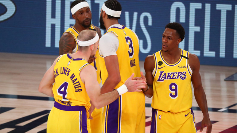 ''Lakers'' nonākuši viena soļa attālumā no fināla. Foto: USA Today/Scanpix