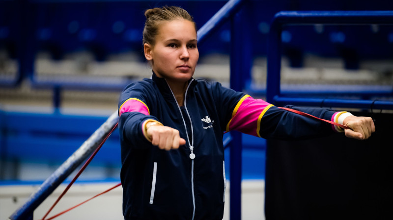 Veronika Kudermetova. Foto: AFP/Scanpix