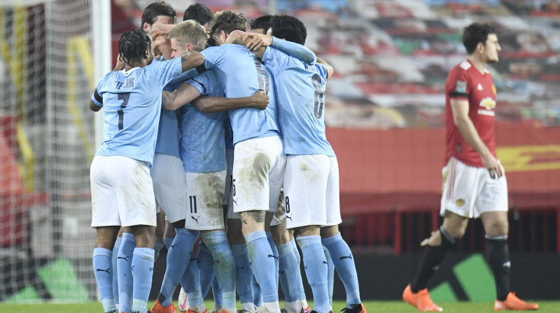 "Manchester City" atzīmē vārtu guvumu. Foto:RS/Scanpix