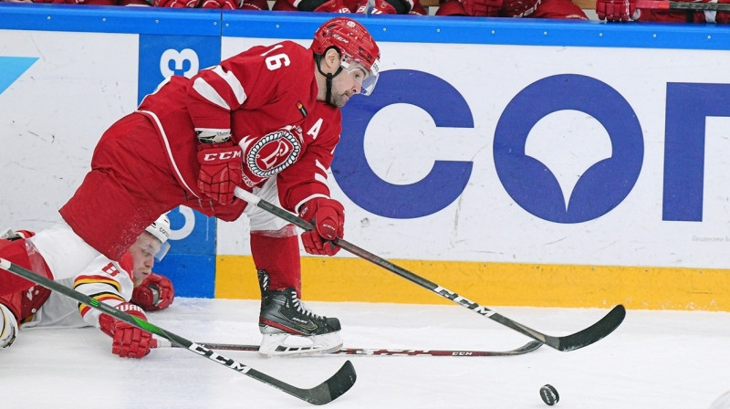 Kaspars Daugaviņš. Foto: Deniss Dudujevs, HC Vityaz