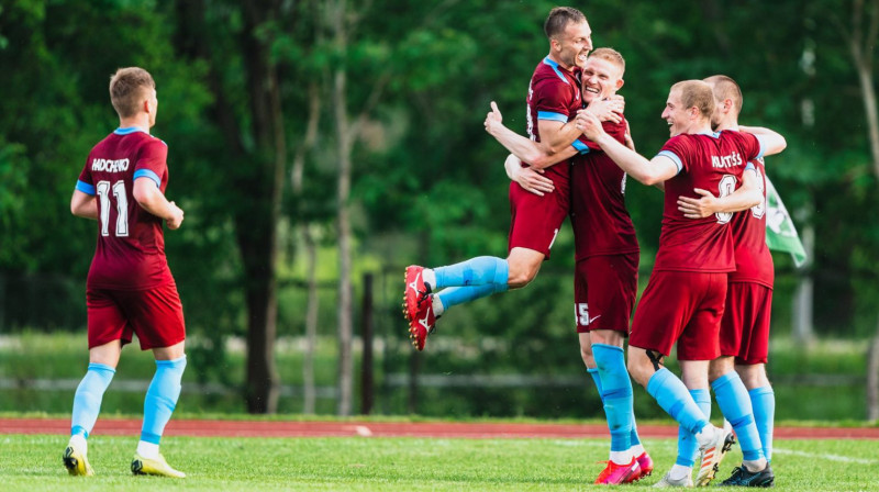 "Jelgavas" futbolisti. Foto: FK Jelgava