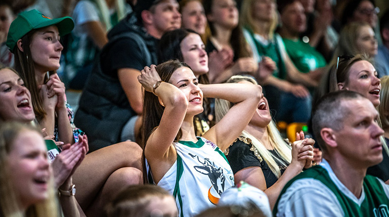 Gulbenes "Buku" līdzjutēji. Foto: basket.lv