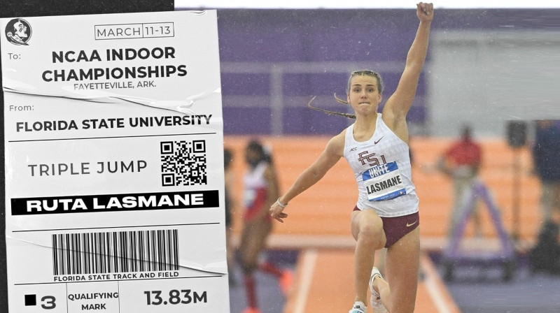 Rūta Lasmane. Foto: Florida State Track and Field