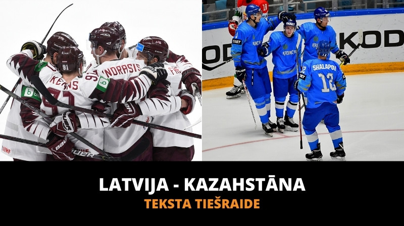 Latvija kazahus pieveikusi visās četrās spēlēs PČ līdz šim. Kā būs šoreiz?