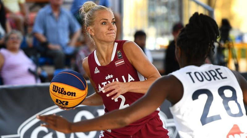 Kristīna Petermane. Foto: FIBA