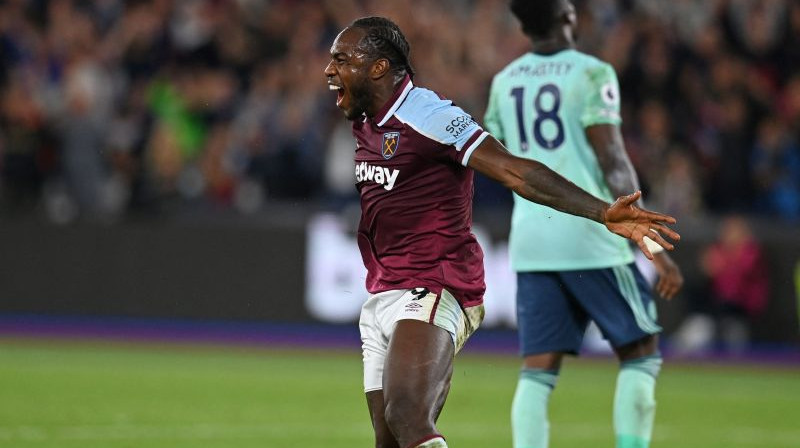 "West Ham" līderis Mihails Antonio. Foto: AFP/Scanpix