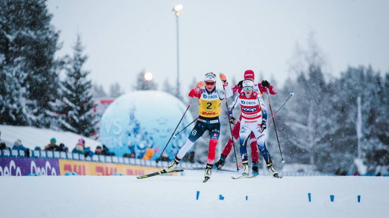 Trešā posma veicējas ar Juhaugu priešgalā, Foto: Modica/NordicFocus