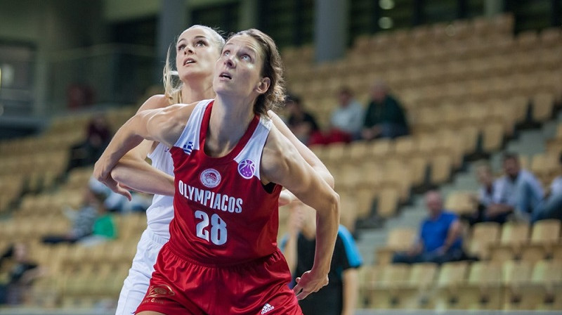 Kristīne Vītola: 17 punkti un 10 atlēkušās bumbas uzvarā pār "Enisey". Foto: EuroCup Women