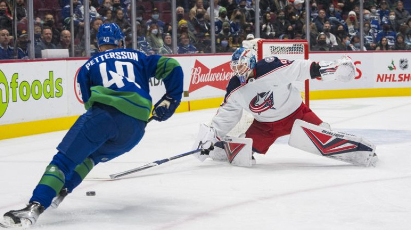 Elvis Merzļikins Foto: USA Today Sports/Scanpix