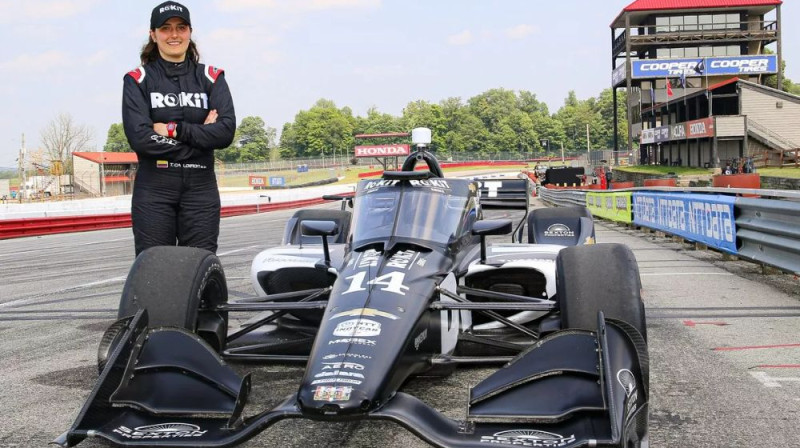 Tatjana Kalderona. Foto: indycar.com