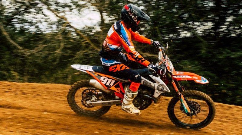 Rauls Blumfelds. Foto: KTM Motofavorīts MX Team