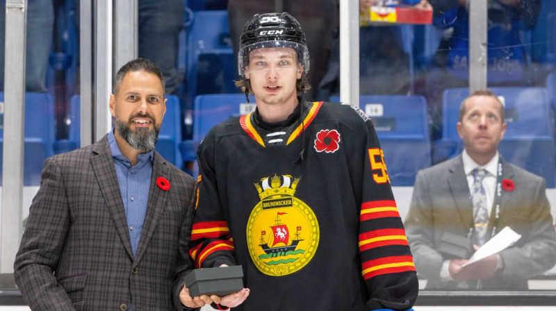 Raivis Kristiāns Ansons. Foto: Canadian Hockey League