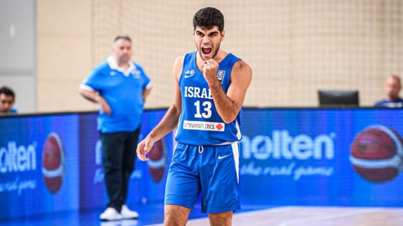 Izraēlas U20 izlases basketbolists Amits Aharoni. Foto: FIBA