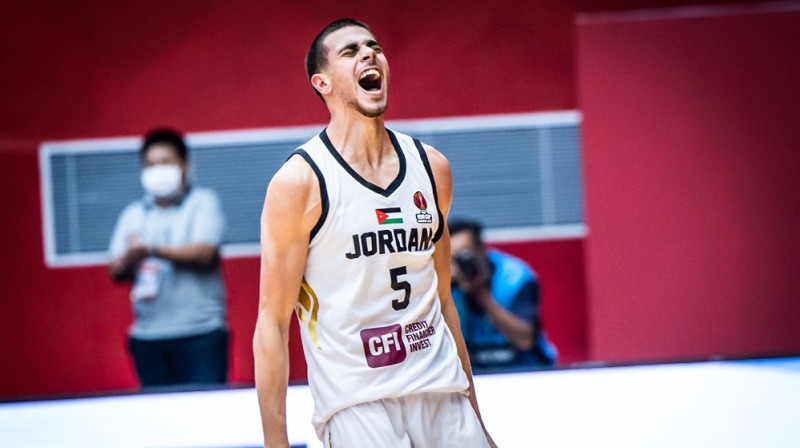 Jordānijas izlases basketbolists Fredijs Ibrahims. Foto: FIBA