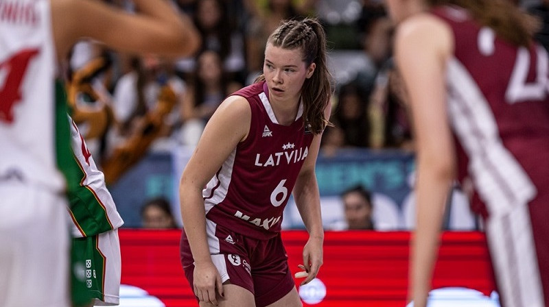 Evelīna Otto 2022. gada 21. augustā. Foto: FIBA