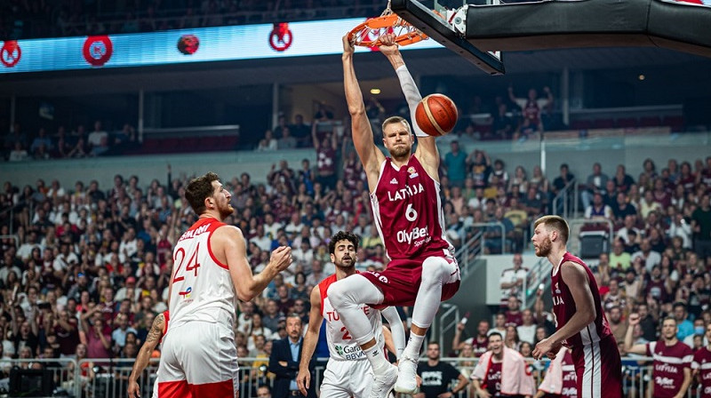 Kristaps Porziņģis. Foto: Mikus Kļaviņš/FIBA