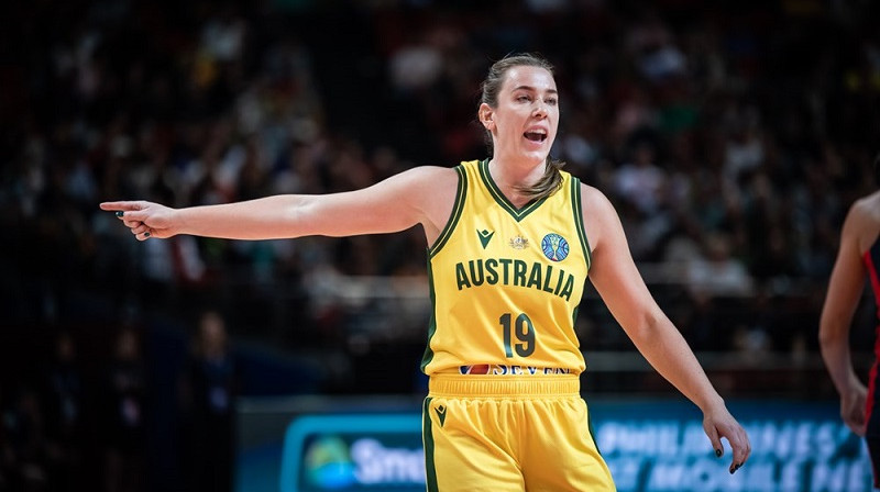 Sāra Blicavs 2022. gada 22. septembrī Sidnejā. Foto: FIBA