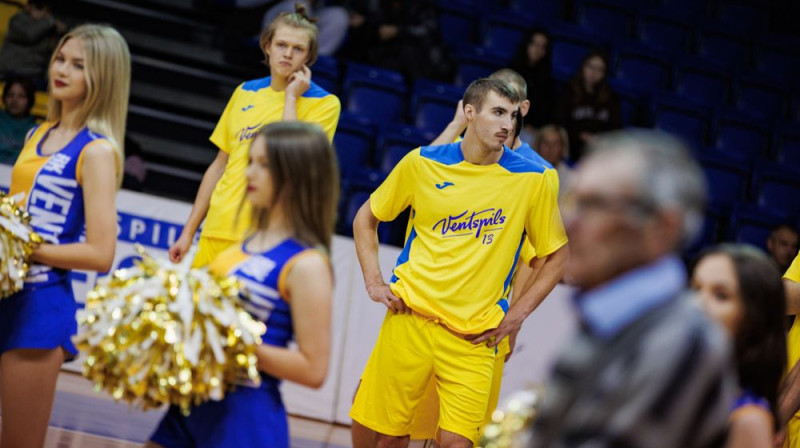 ''Ventspils'' aizsargs Rodrigo Būmeisters (#13). Foto: Mārtiņš Goldbergs, estlatbl.com