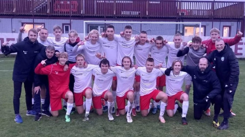 Liepājas FS.Foto: Latvijas Futbola federācija.