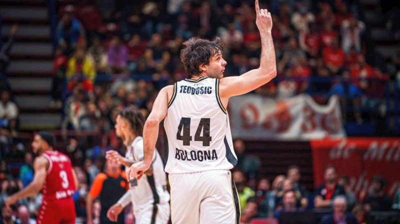 Milošs Teodošičs. Foto: Virtus Segafredo Bologna