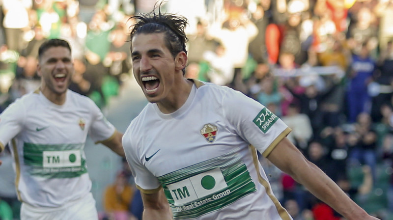 "Elche" trīs vārtu autors Pere Miļa. Foto: EPA/Scanpix