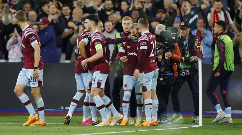 "West Ham United" futbolisti. Foto: ZUMAPRESS/Scanpix