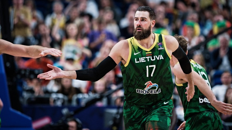 Lietuvas spilgtākā zvaigzne Jons Valančūns. Foto: FIBA