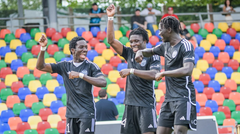 "Liepājas" futbolisti. Foto: Aiga Veisa/FK Liepāja