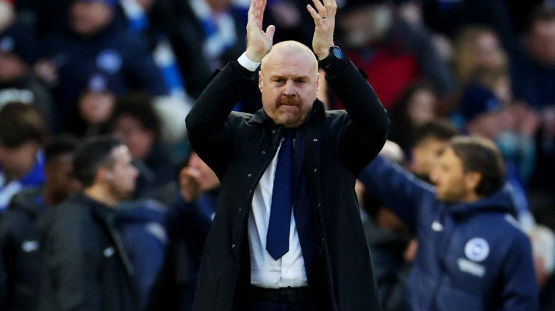 ''Everton'' galvenais treneris Šons Daičs. Foto: Reuters/Scanpix