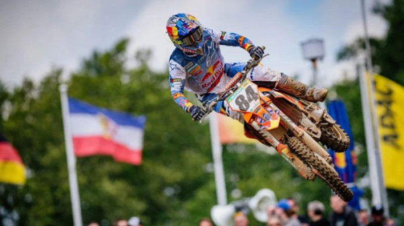 Posma uzvarētājs Džefrijs Herlingss. Foto: ADAC MX Masters