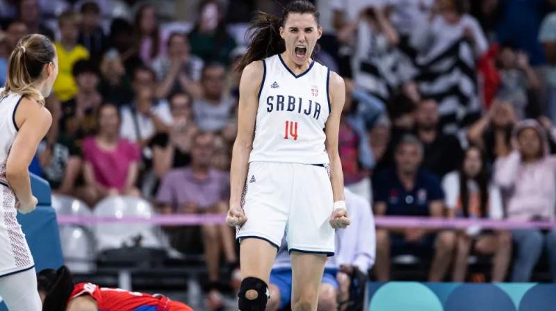 Dragana Stankoviča 2024. gada 28. jūlijā. Foto: FIBA