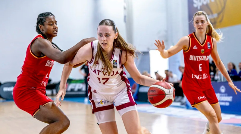 Anna Liepiņa 2024. gada augustā. Foto: FIBA