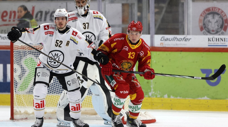 Oskars Lapinskis (Nr. 13). Foto: SCL Tigers