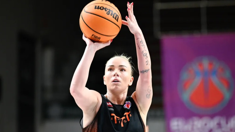 Ilze Jākobsone 2024. gada 9. oktobrī. Foto: EuroCup Women