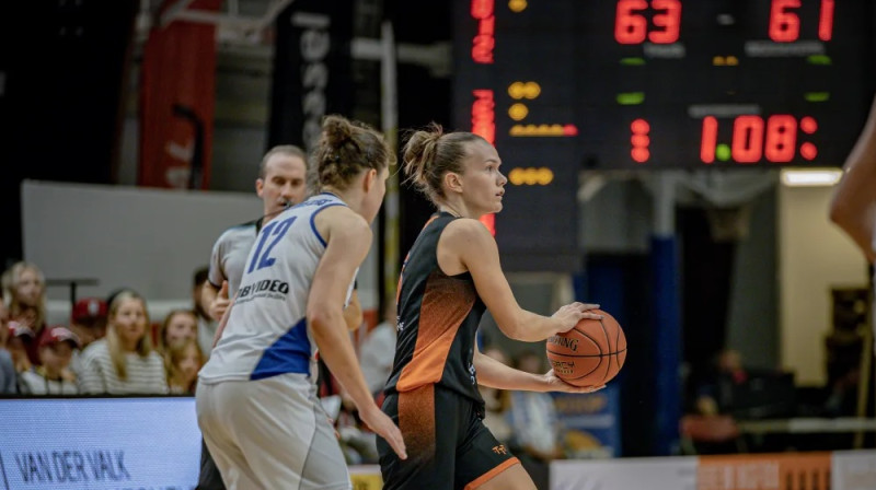 Ketija Vihmane 2024. gada 24. oktobrī. Foto: EuroCup Women