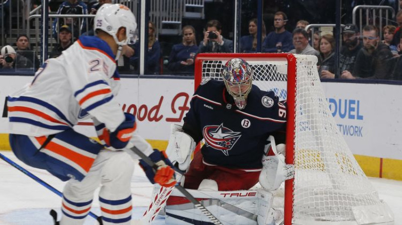 Elvis Merzļikins. Foto: USA Today Sports/Scanpix